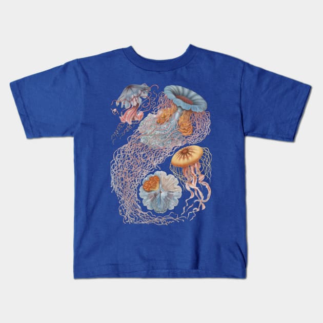 Jellyfish Art Kids T-Shirt by TooplesArt